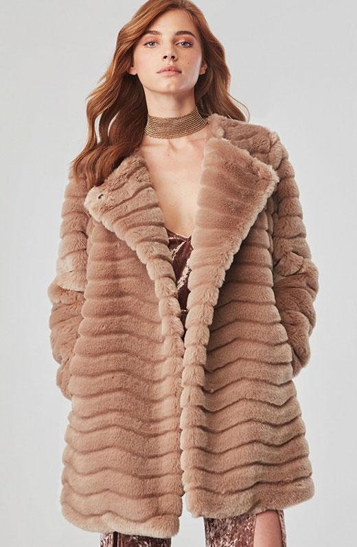 faux fur teddy bear coat