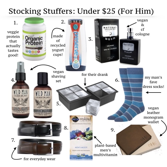 vegan his & her's stocking stuffers