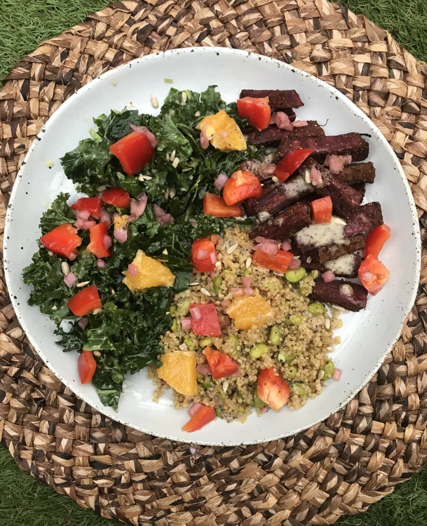 green chef sweet potato bowl vegan meal